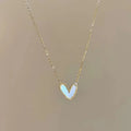 Maison Velvet — Pearl Heart Necklace