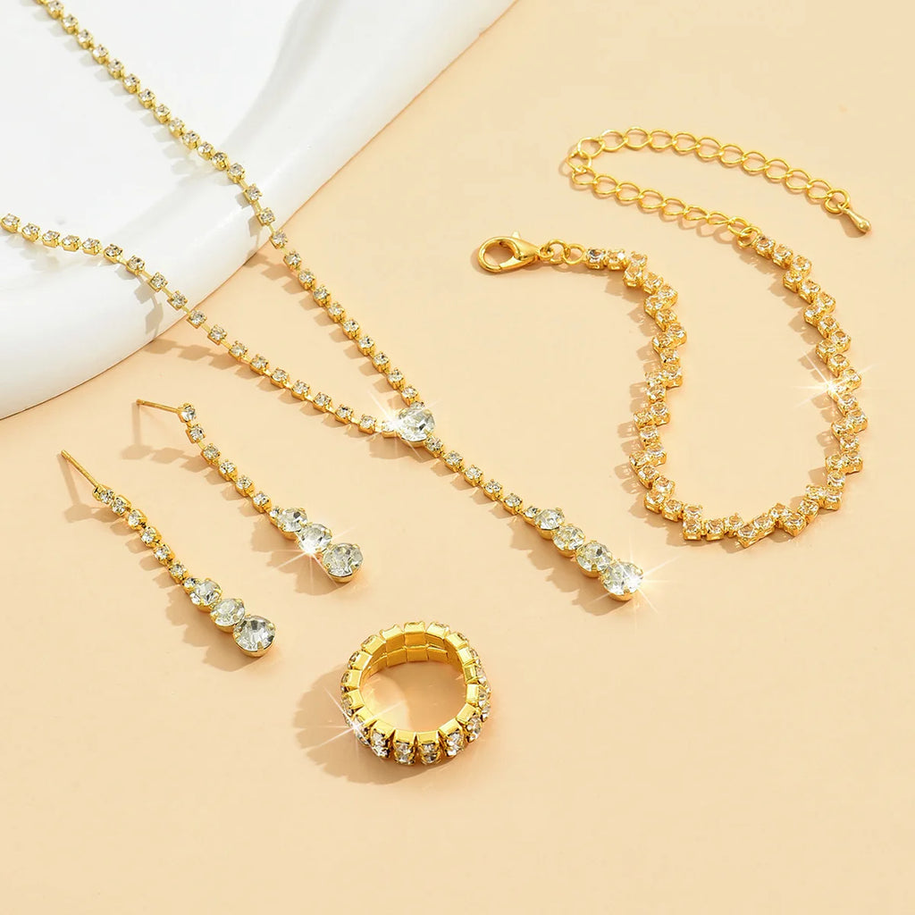 Maison Velvet — 5PCS Silver Elegance Jewelry Set 🤍