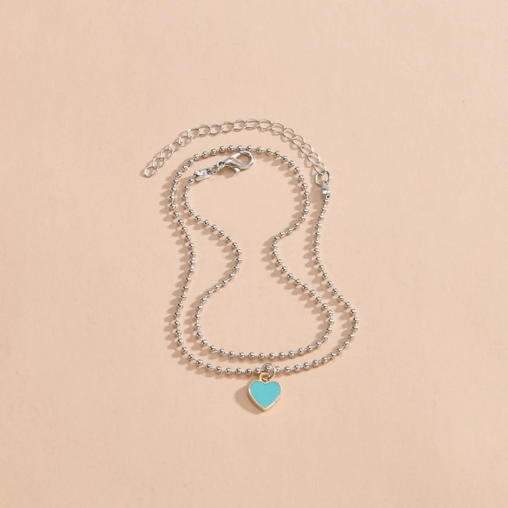 Maison Velvet — Azure Heart Anklet